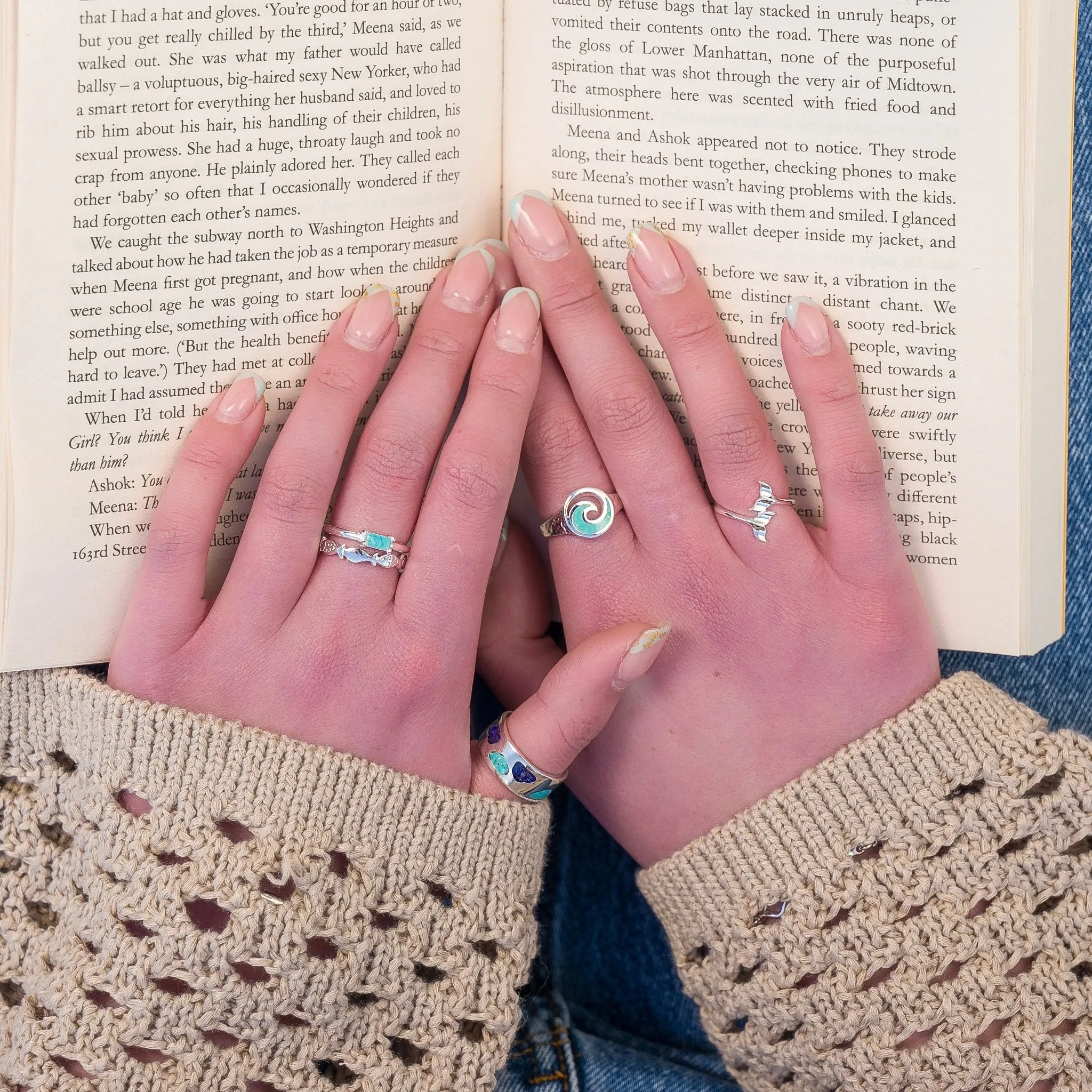 Turquoise Wave Ring