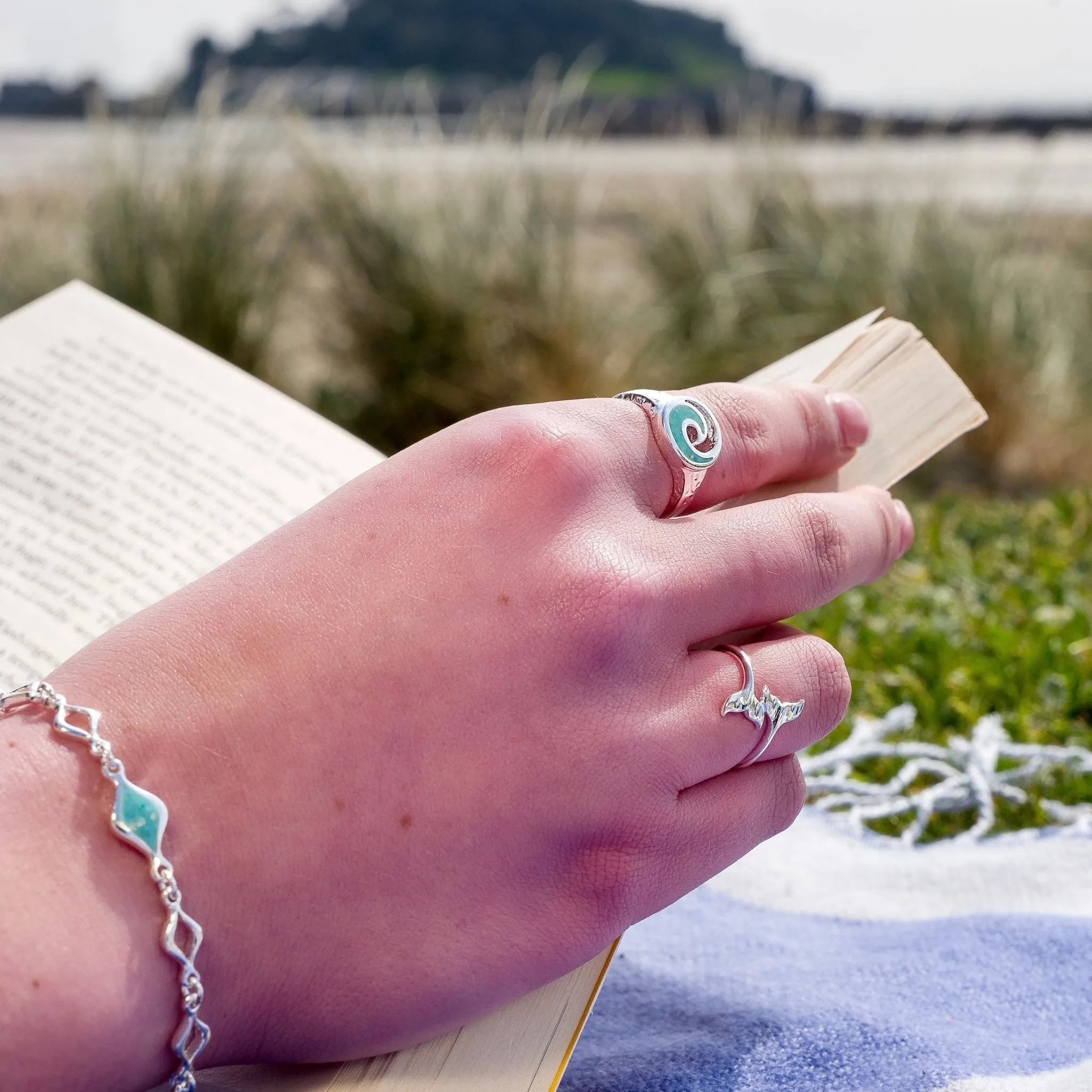 Turquoise Wave Ring