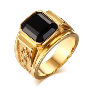 Vintage Men's Gold Diamond Rings