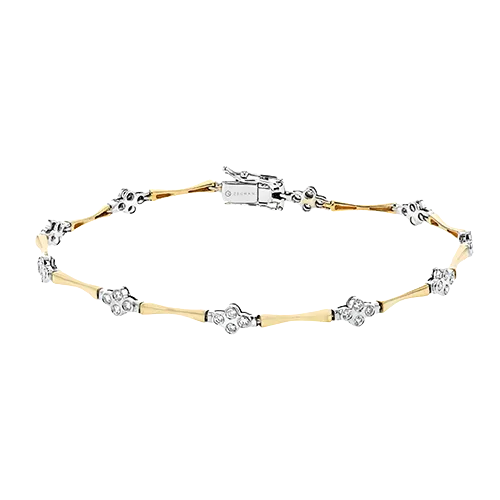 ZB838 Bracelet in 14k Gold with Diamonds